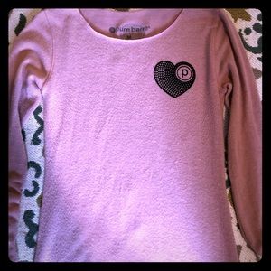 Pure barre long sleeve logo sweater